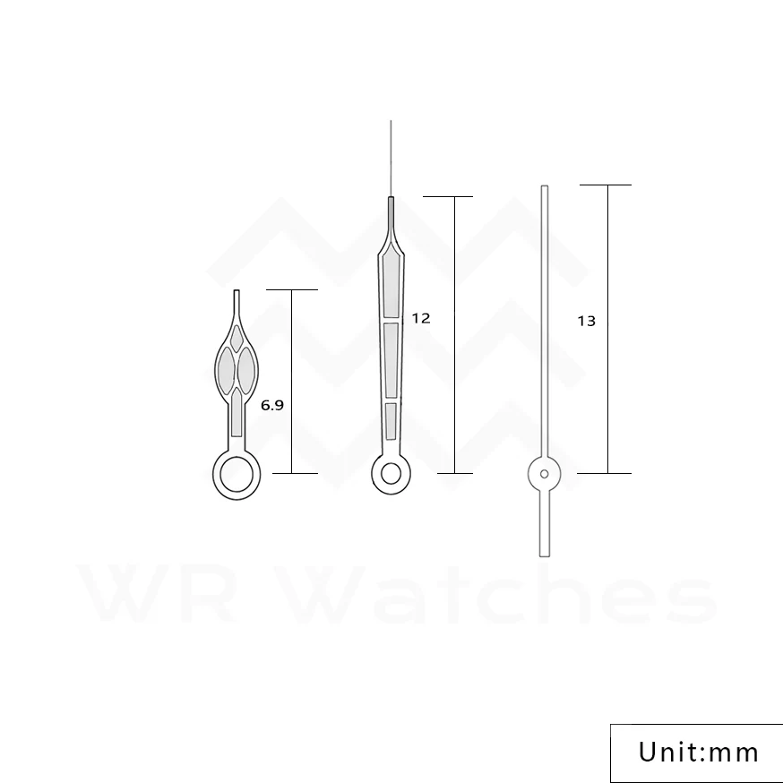 Alpinist Watch Hands for Seiko Mod: Silver - Image 4