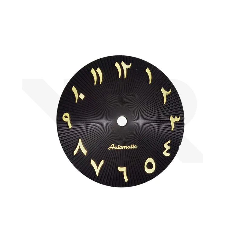 Arabic Indices Watch Dial for Seiko Mod