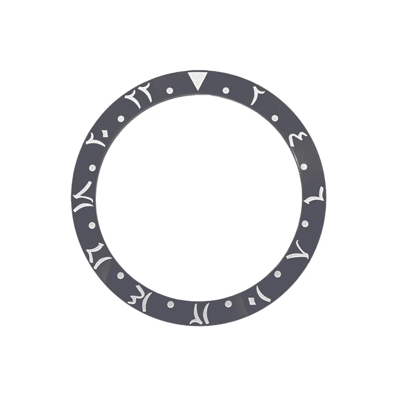Arabic Style Ceramic Sloped Bezel Insert for SKX/SRPD - Grey