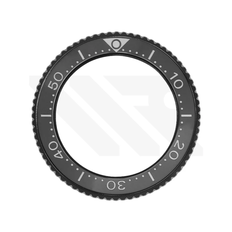 Black Bezel Set for Seiko Marine Master 300 SBDX001 SBDX012 SBDX017 SBDX021: Black Ceramic Bezel Insert Full Luminous