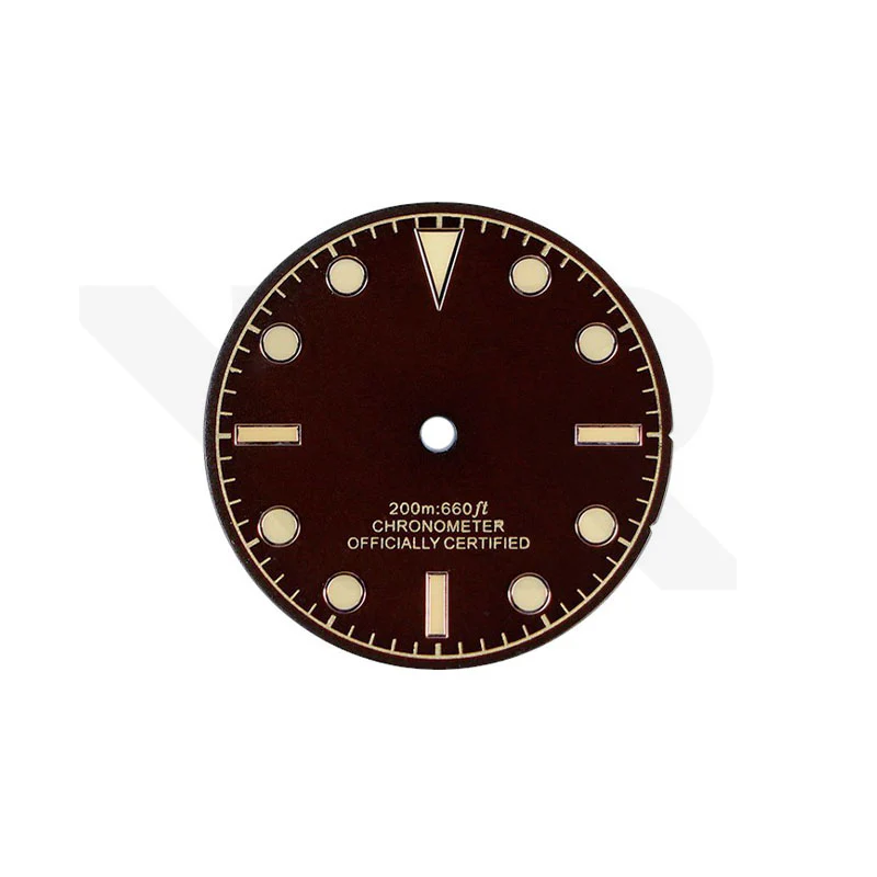 Blackbay Diver Dial for Seiko Mod : Dark Maroon
