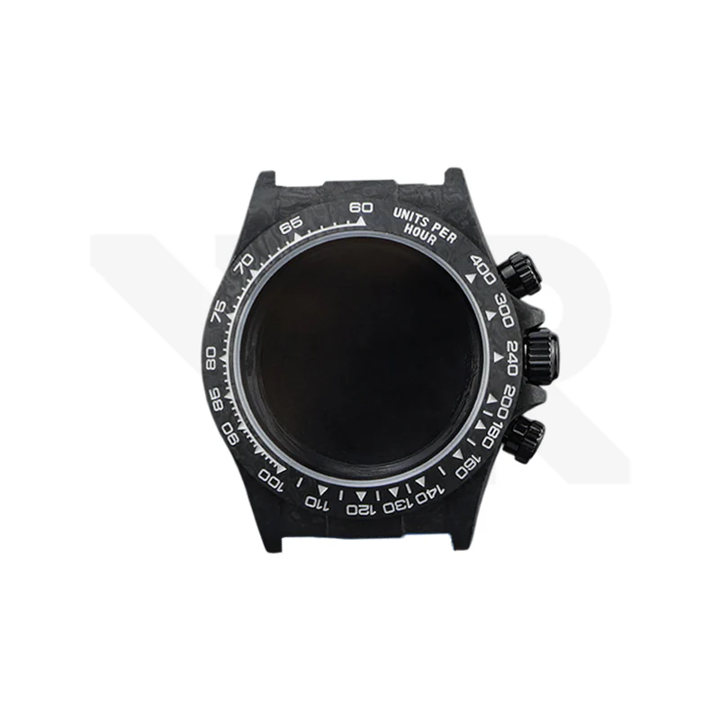 Carbon Fiber Seikona Case Set for Daytona Seiko Mod