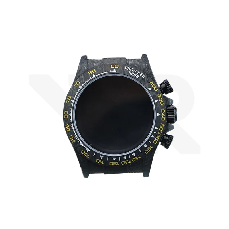 Carbon Fiber Seikona Case Set for Daytona Seiko Mod - Image 2