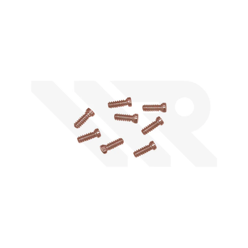 Caseback Screws Compatible with Cartier Ballon Bleu (Rose Gold)