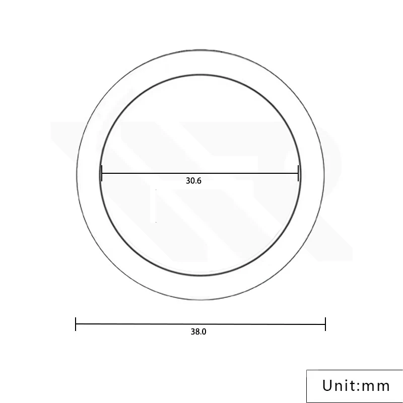 Plain Ceramic Sloped Bezel Insert For SKX/SRPD - Black/Brown - Image 2
