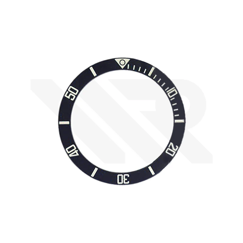 Ceramic Flat Bezel Inserts for Seiko Prospex Solar Tuna SNE497 / SNE498 / SNE499: Black Sub