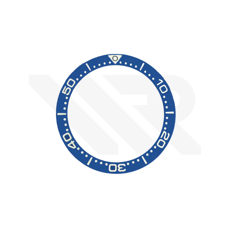 Ceramic Flat Bezel Inserts for Seiko Prospex Solar Tuna SNE497 / SNE498 / SNE499: Blue S
