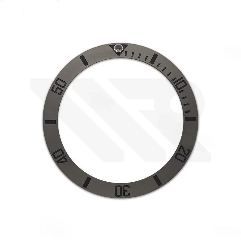 Sub Style Ceramic Sloped Bezel Inserts for SKX/SRPD - Titanium Black