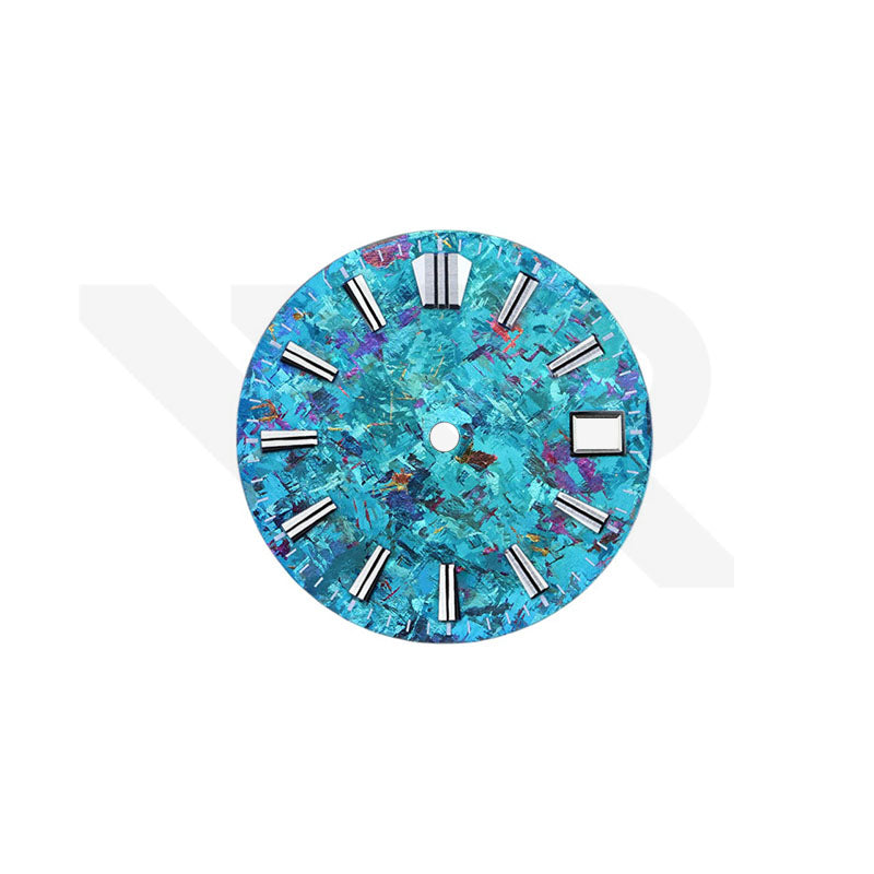 Crystallized Titanium Dial for Seiko Mod : Coral Lagoon