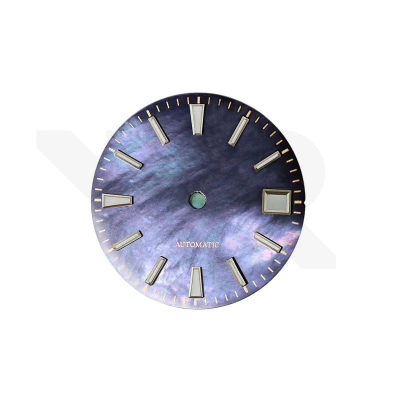 Dark Blue Mother of Pearl Stick Indices Dial for Seiko Mod - Image 2