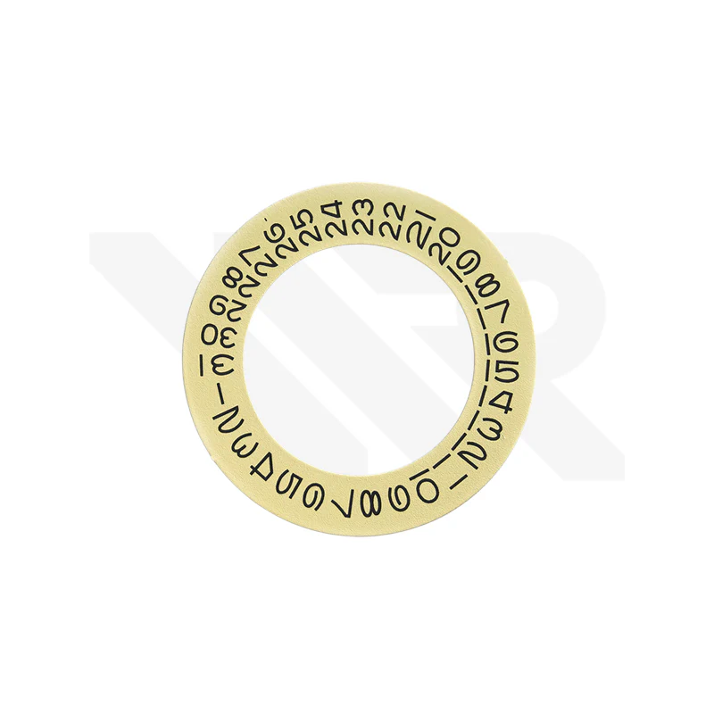 Date Disc Patch for ETA2836 Movement : Vintage Rolex Numeral Yellow