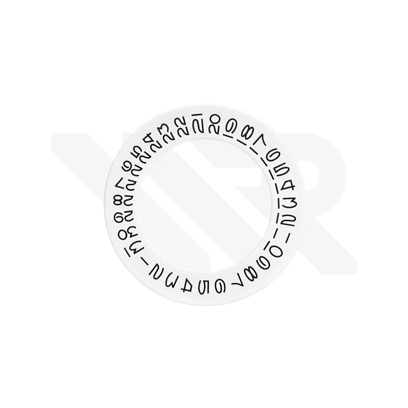 Date Disc Patch for Miyota 8215 Movement : Vintage Rolex Numeral White