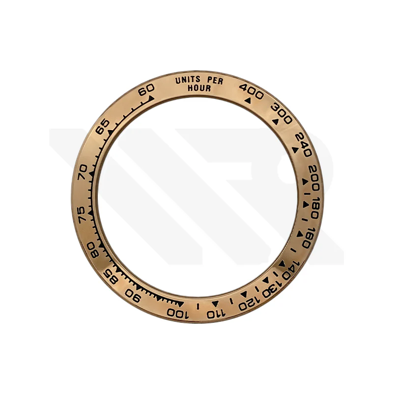 Daytona Steel Sloped Bezel Insert for SKX/SRPD: Rose Gold