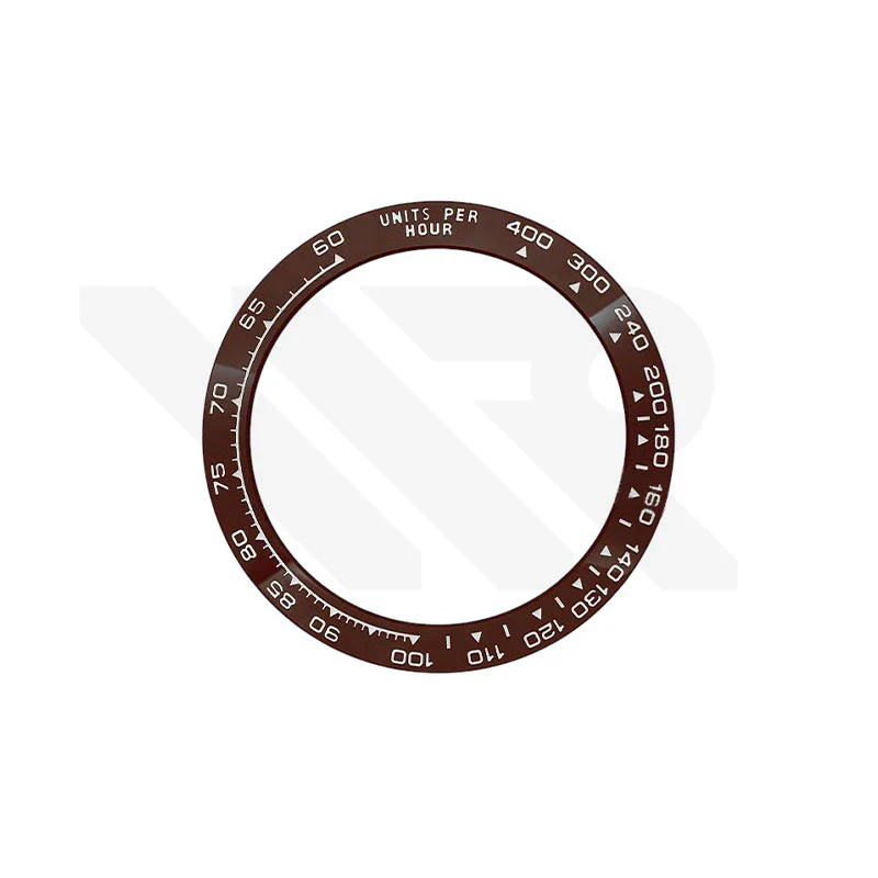 Daytona Style Replacement Ceramic Bezel Insert for Rolex 116500: Brown/White
