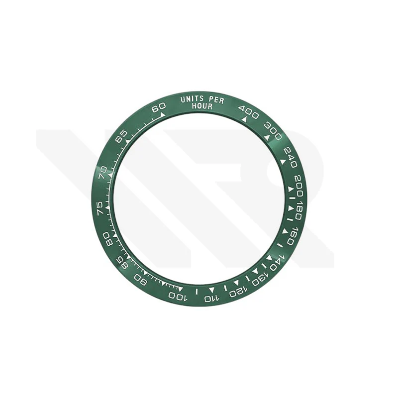 Daytona Style Replacement Ceramic Bezel Insert for Rolex 116500: Green/White