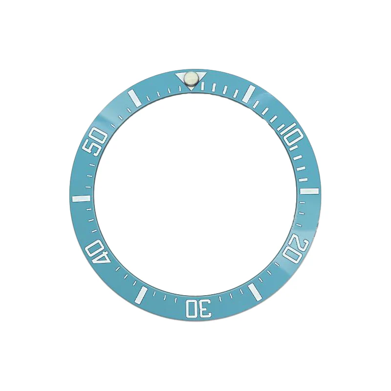 Deep Sea Ceramic Sloped Bezel Insert for SKX/SRPD - Icy Blue