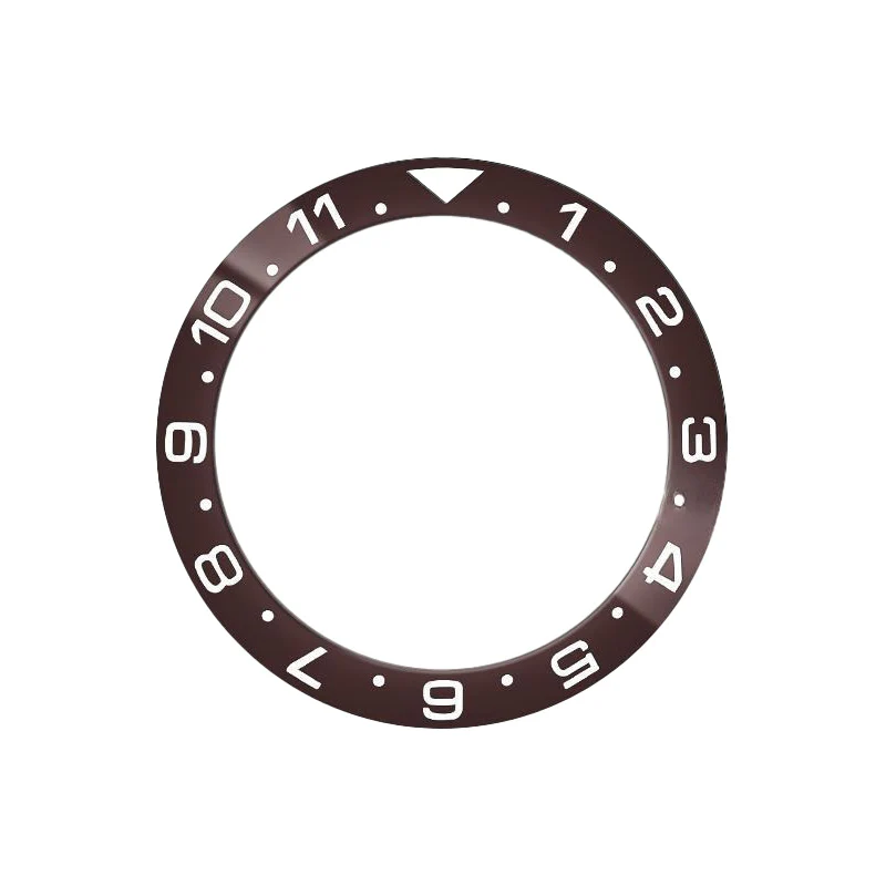 Dual Time Ceramic Sloped Bezel Insert for SKX/SRPD - Coffee