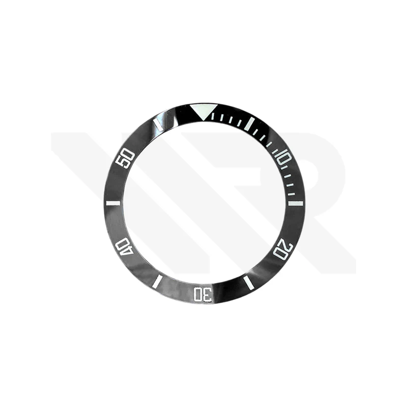 Full Luminous Ceramic Bezel Insert for Seiko 5 Sea Urchin SNZF17 , SNZF15 - Black