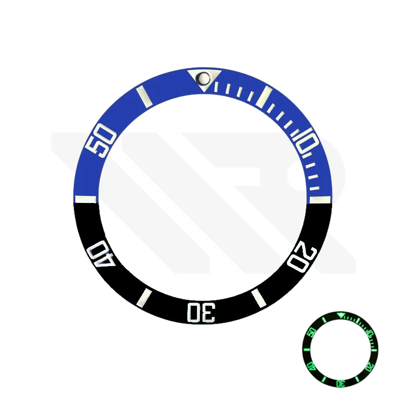 Full Luminous Ceramic Sloped Bezel Insert For MDV-106-1A : Batman