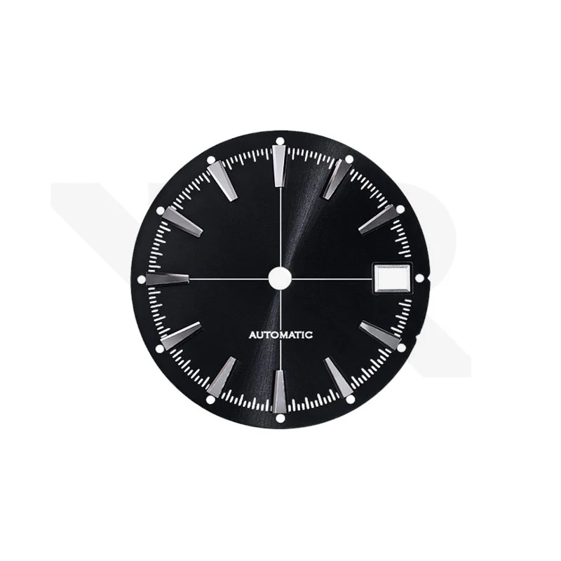 Gentleman Style Sunburst Dial for Seiko Mod: Black