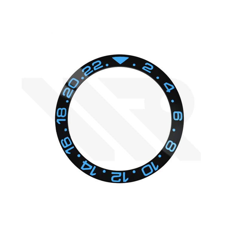 GMT-24 Ceramic Sloped Bezel Insert for SKX/SRPD - Black-Blue