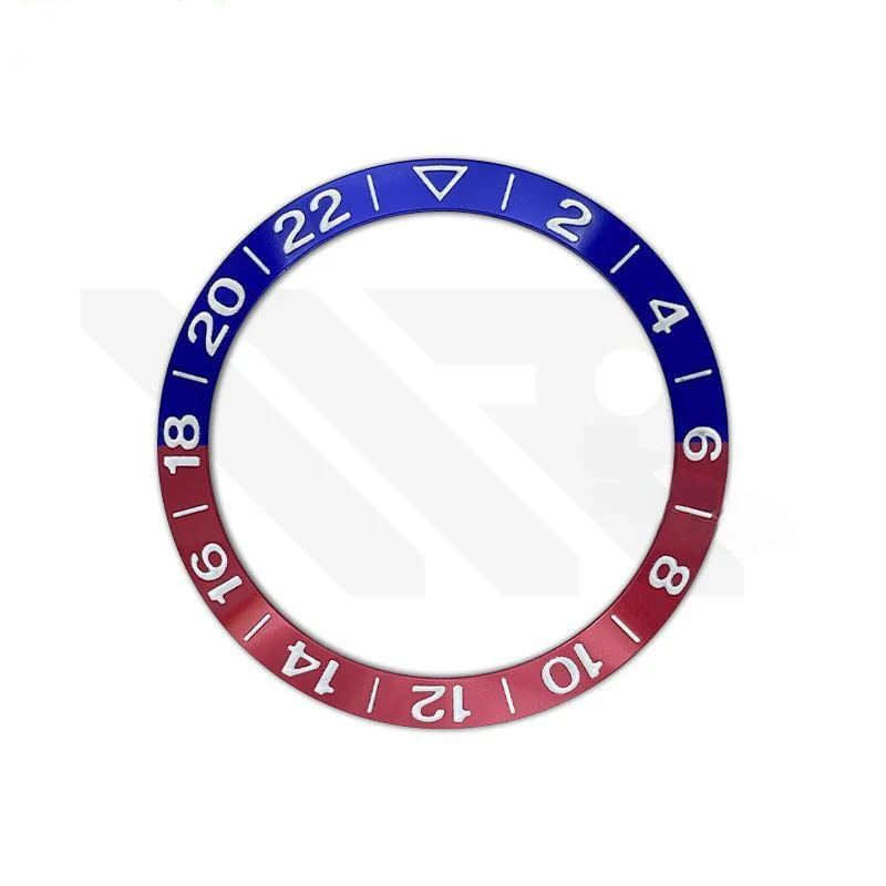GMT Aluminium Sloped Bezel Insert for SKX/SRPD Seiko Mod - Pepsi