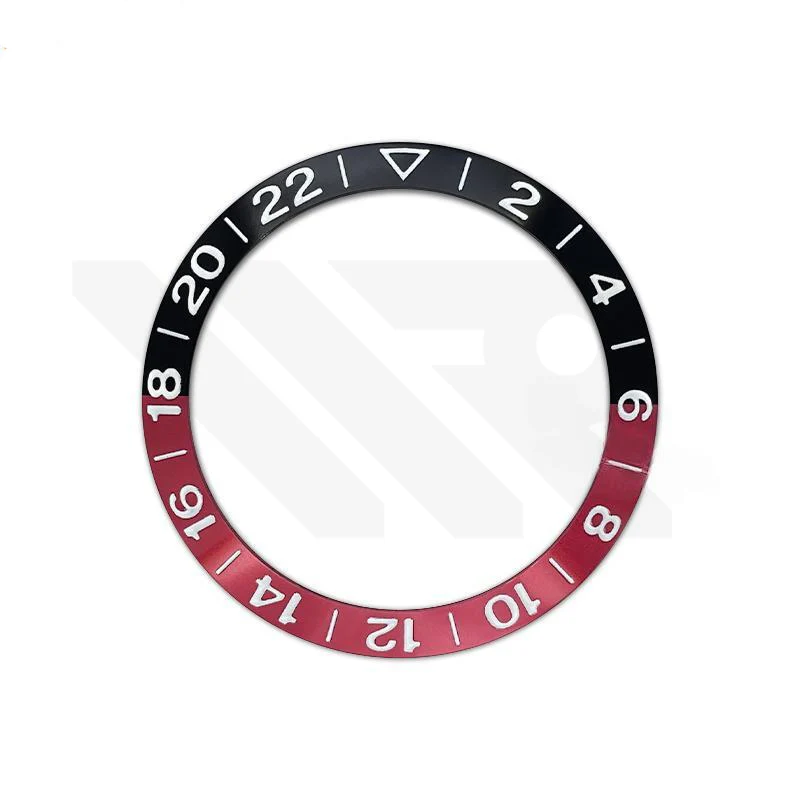 GMT Aluminium Sloped Bezel Insert for SKX/SRPD Seiko Mod - Cola