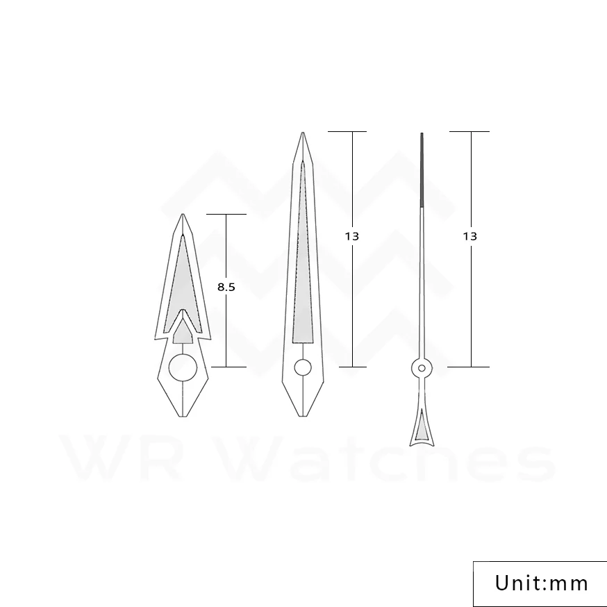 GPS Watch Hands for Seiko Mod: Gold - Image 4