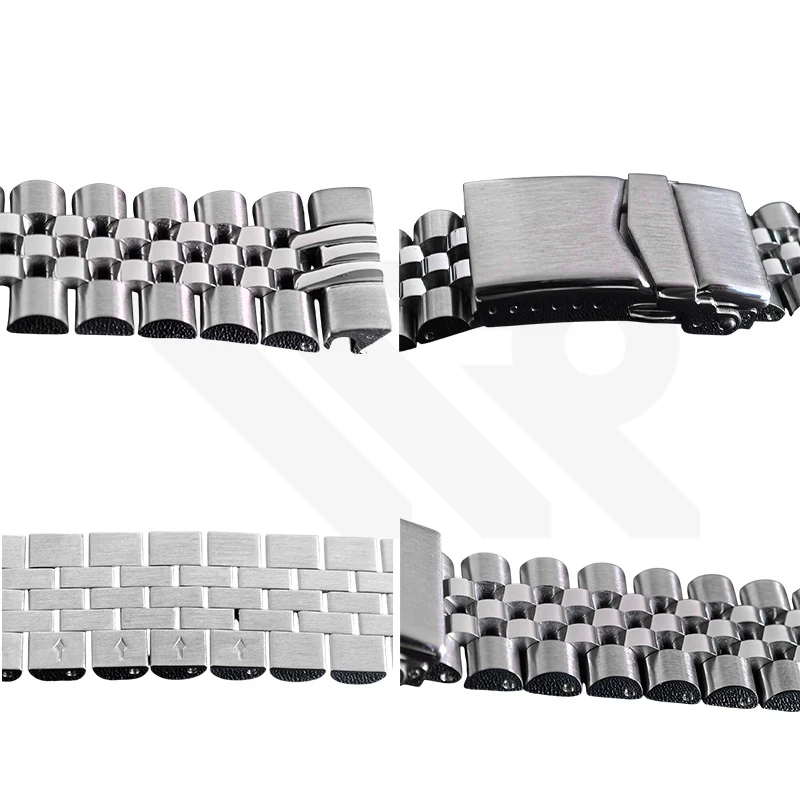 Jubilee Bracelet for Seiko Panda Solar Quartz Chronograph Speedtimer SSC813 / SSC815 / SSC817 / SSC819 / SSC917 - Image 2