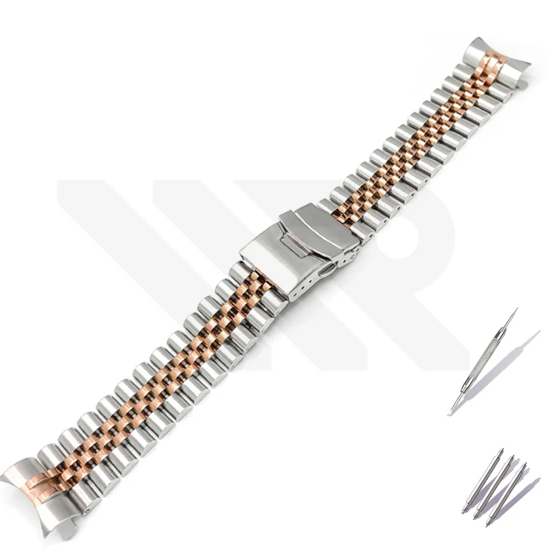 Jubilee Bracelet for SKX/SRPD - Steel / Rose Gold - Image 2