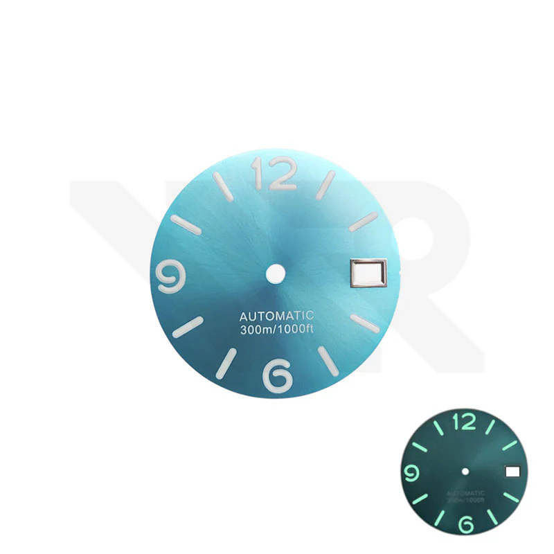 Luminor Style Dial for Seiko Mod: Light Blue