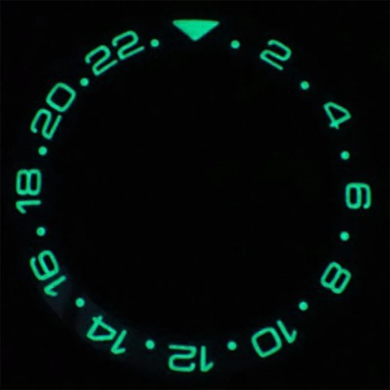 Luminous GMT-24 Ceramic Sloped Bezel Insert for SKX/SRPD - Bruce Wayne - Image 2