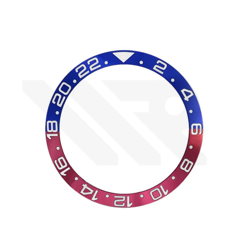Luminous GMT-24 Ceramic Sloped Bezel Insert for SKX/SRPD - Pepsi