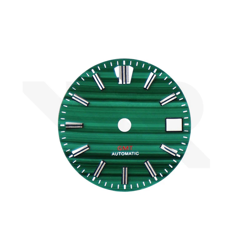 Malachite Green GMT Dial for Seiko NH34 Mod