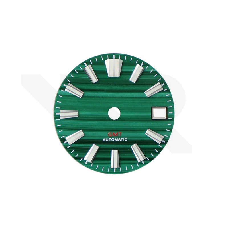 Malachite Green GMT Dial for Seiko NH34 Mod