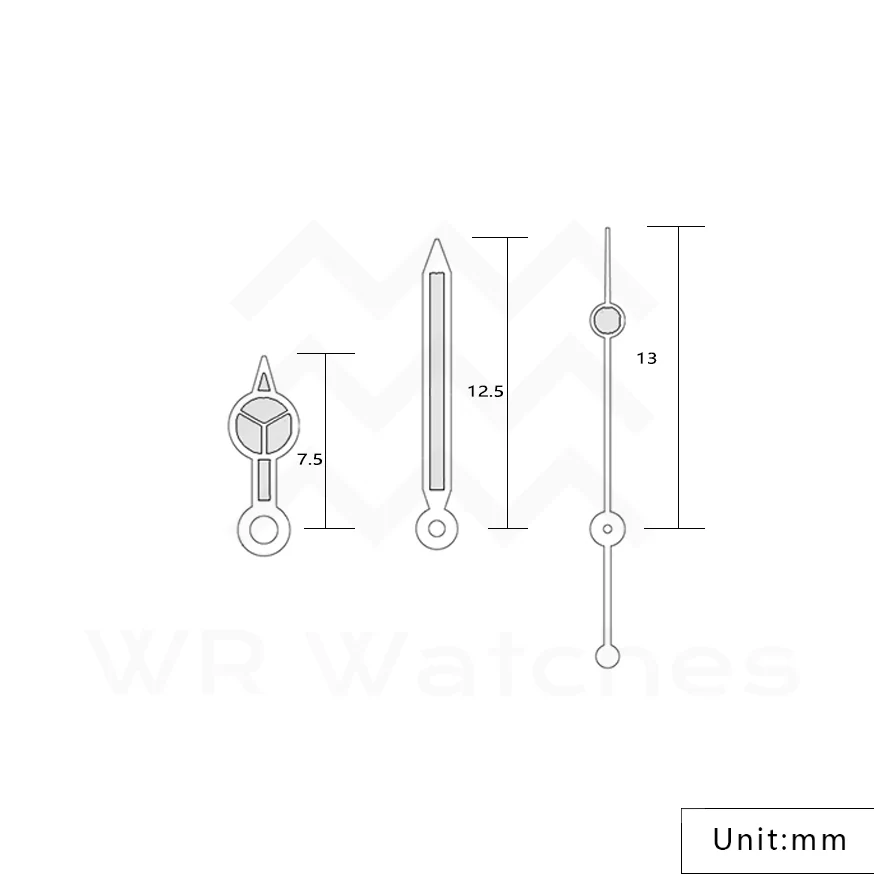Mercedes Watch Hands for Seiko Mod: Rose Gold - Image 4