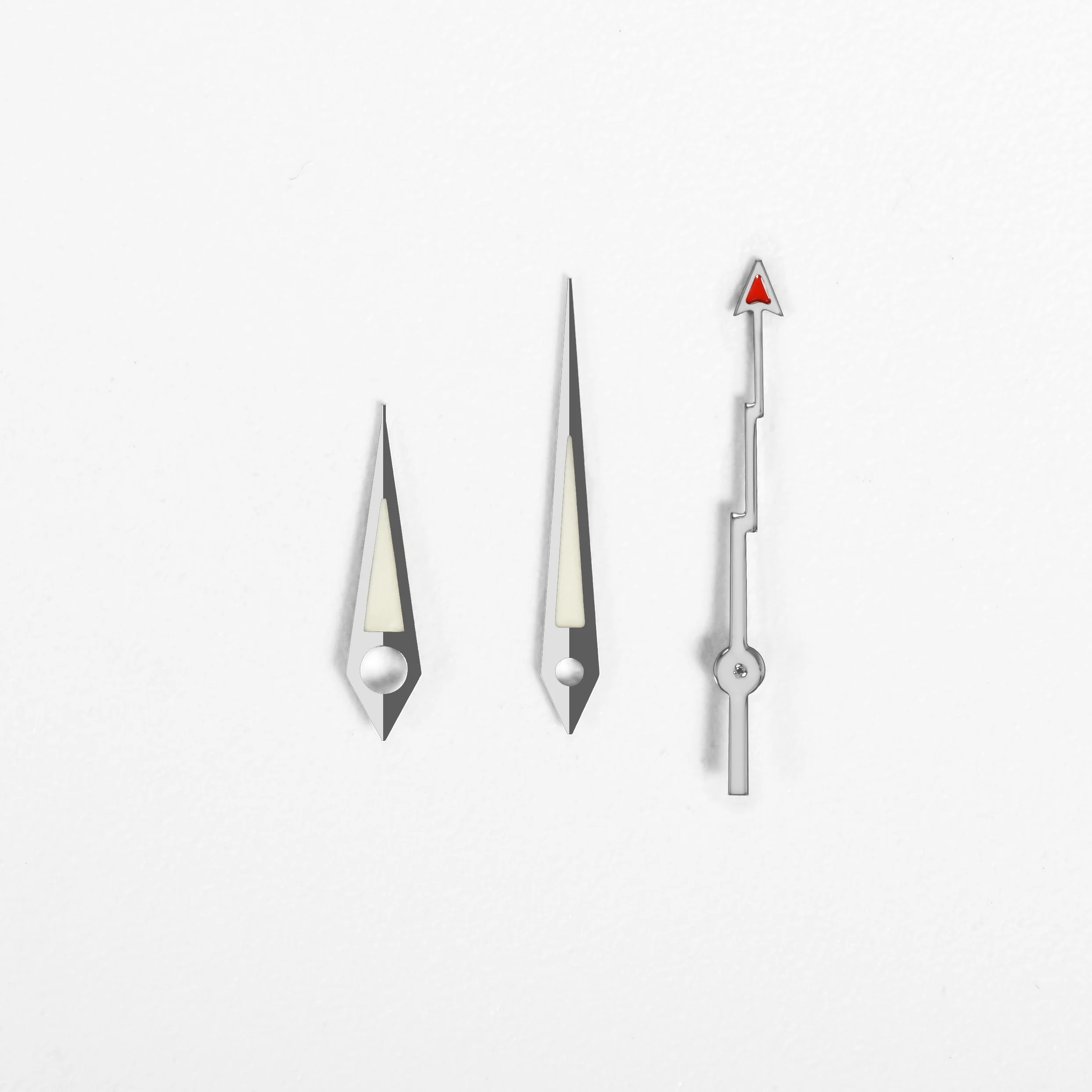 Milgauss Watch Hands for Seiko Mod: Silver
