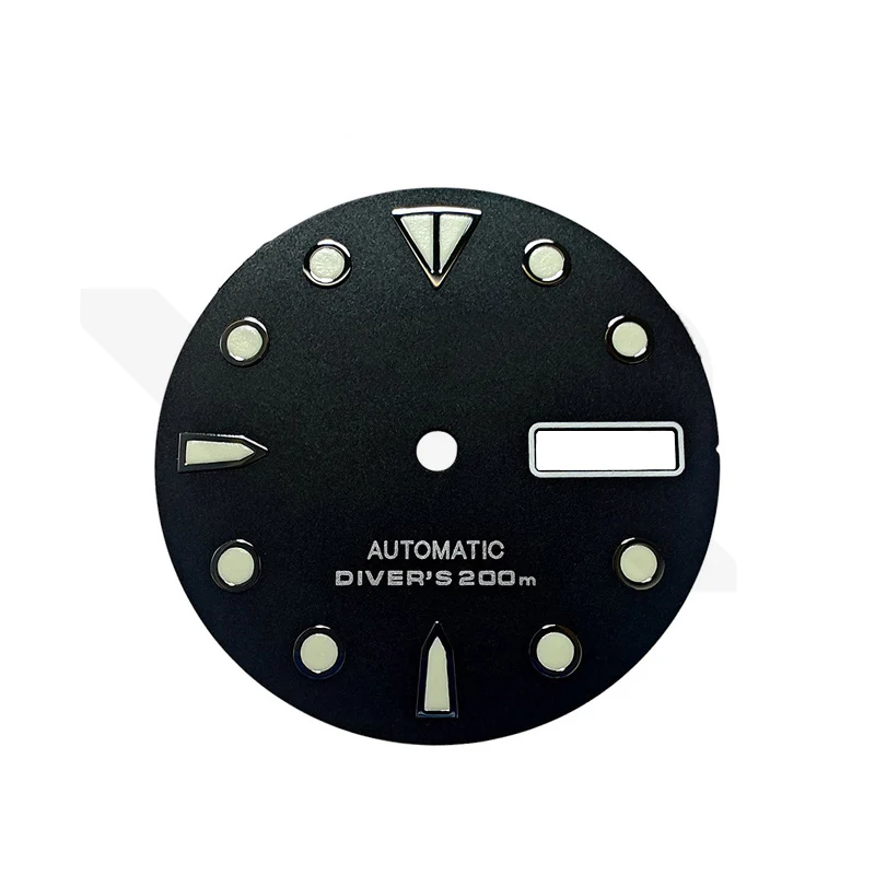 Monster Matte Black Diver Dial for Seiko Mod