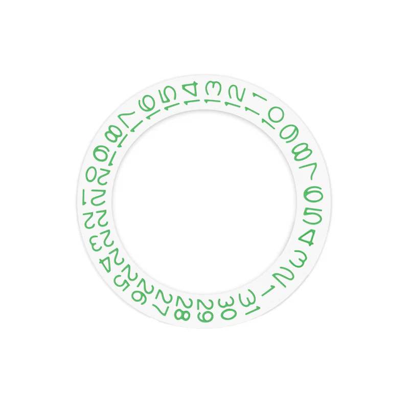 NH35 Date Disc Patch - Dark Green