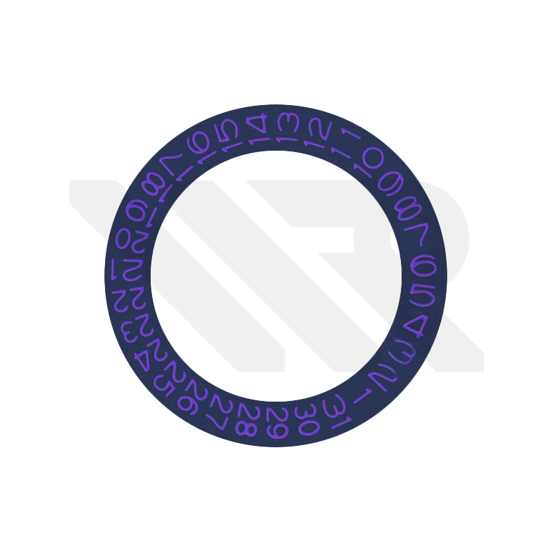 NH35 Date Disc Patch - Midnight Purple