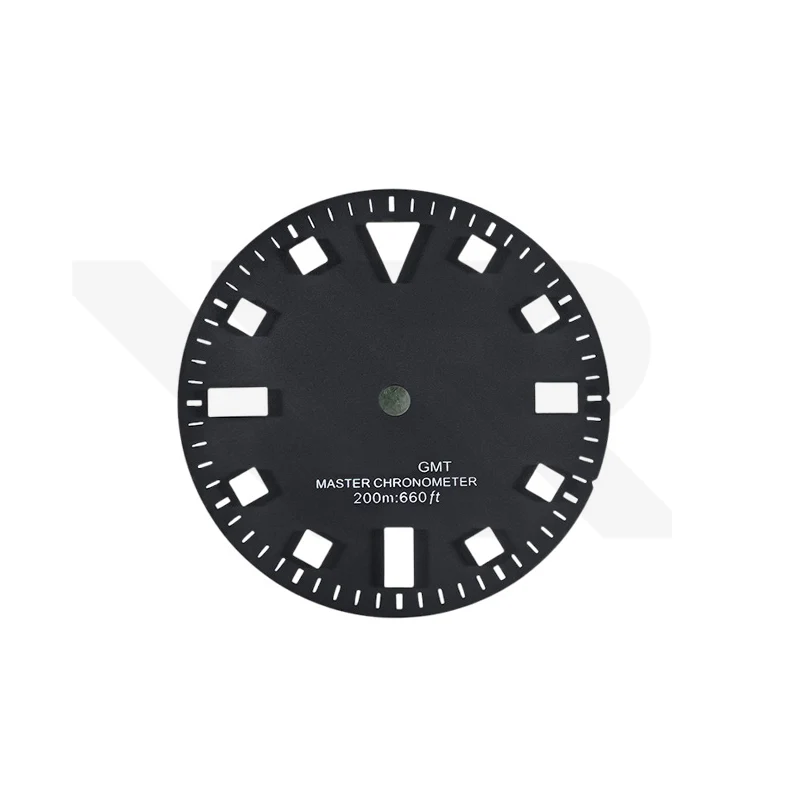 Pelagos Date GMT Thick Lume Indices Dial for NH34 Seiko Mod: Matte Black