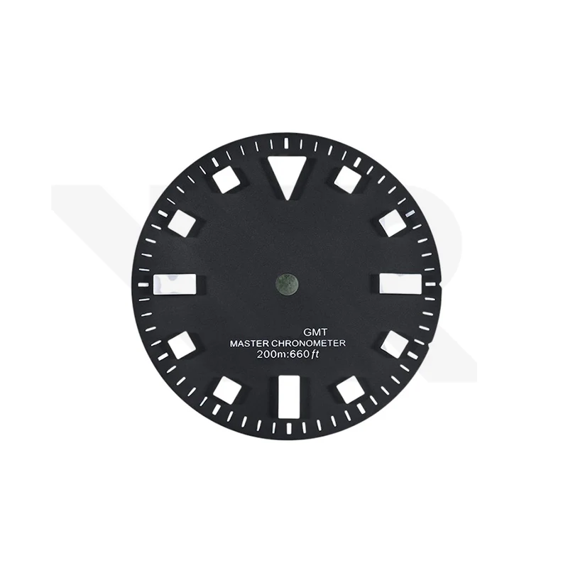 Pelagos No-Date GMT Thick Lume Indices Dial for NH34 Seiko Mod: Matte Black