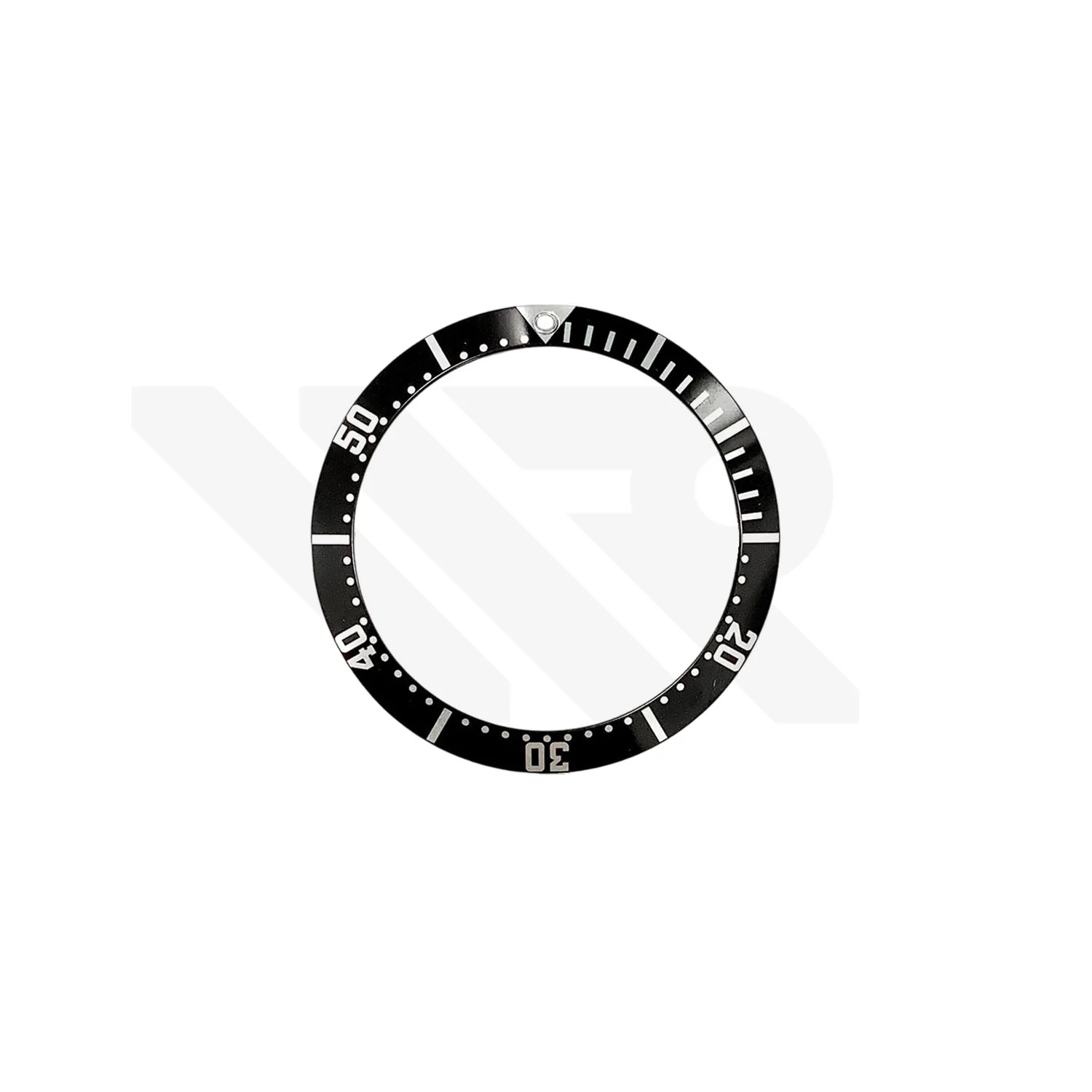 Replacement Aluminium Bezel Insert Compatible with Omega Seamaster 300 Co-Axial 36mm 2222.80.00 : Black