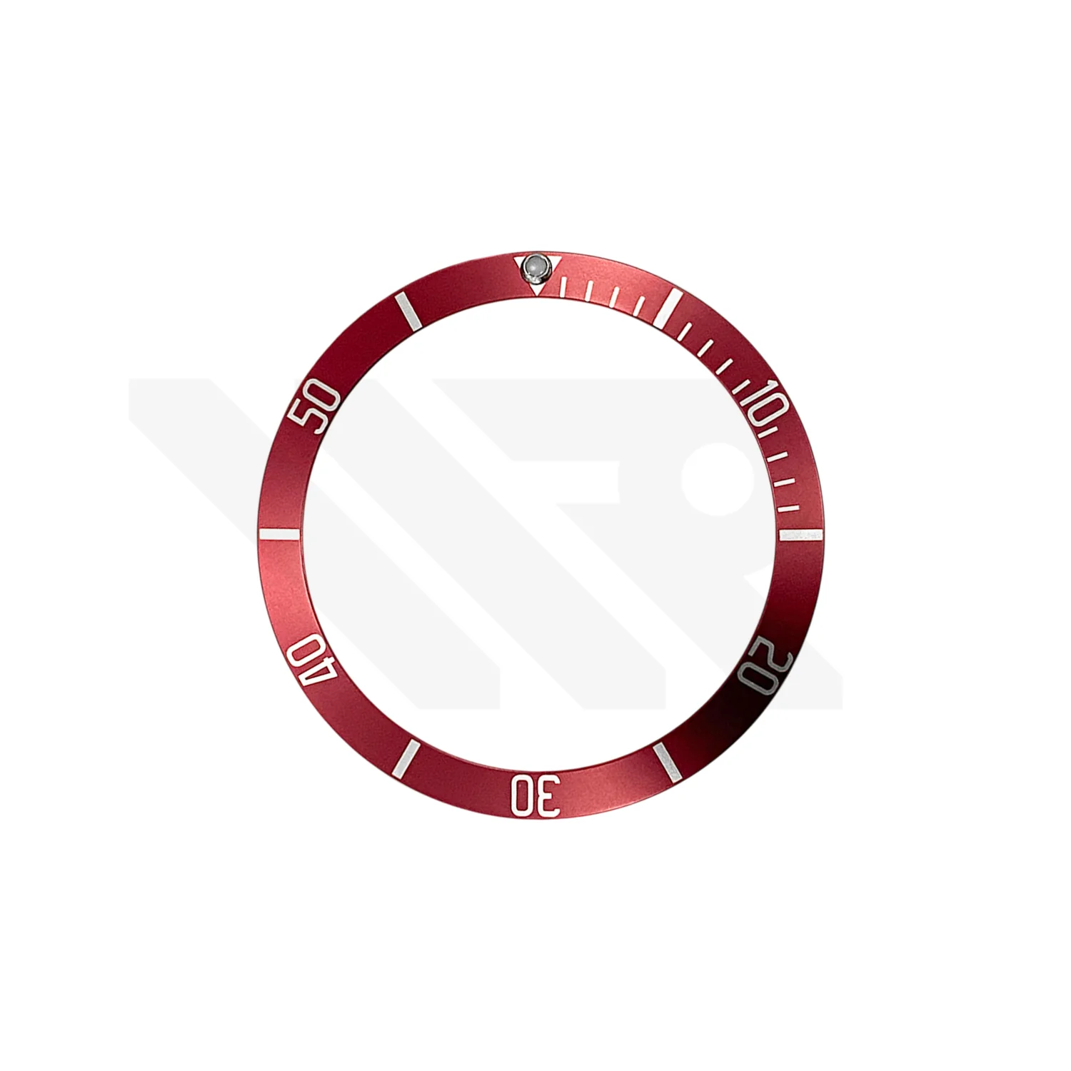Replacement Aluminium Bezel Insert Compatible with Tudor Black Bay Heritage 41mm : Red