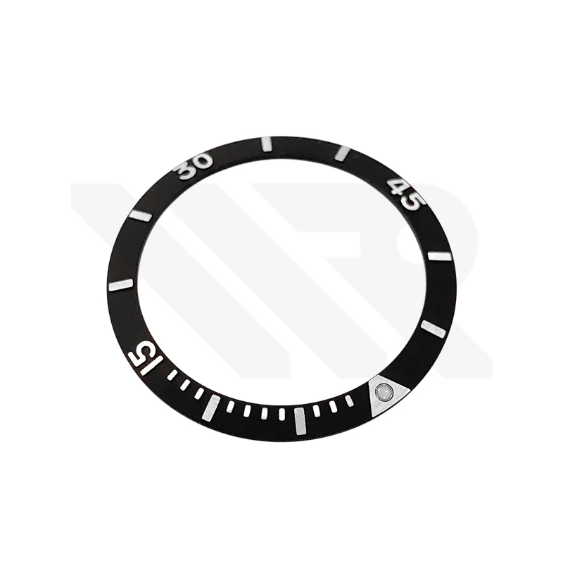 Replacement Aluminium Bezel Ring Compatible with Breitling Superocean 42mm A17366 : Black - Image 2