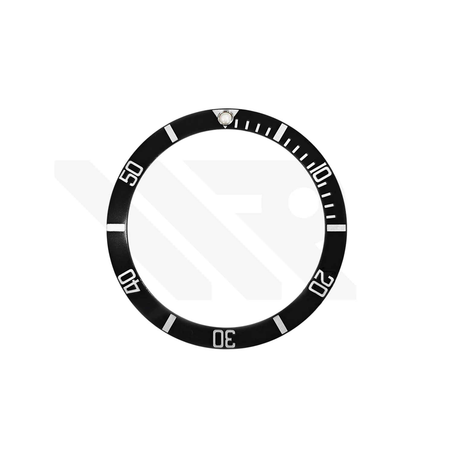 Replacement Aluminum Bezel Insert Compatible with Rolex Sea Dweller 16600 (Flat 4)
