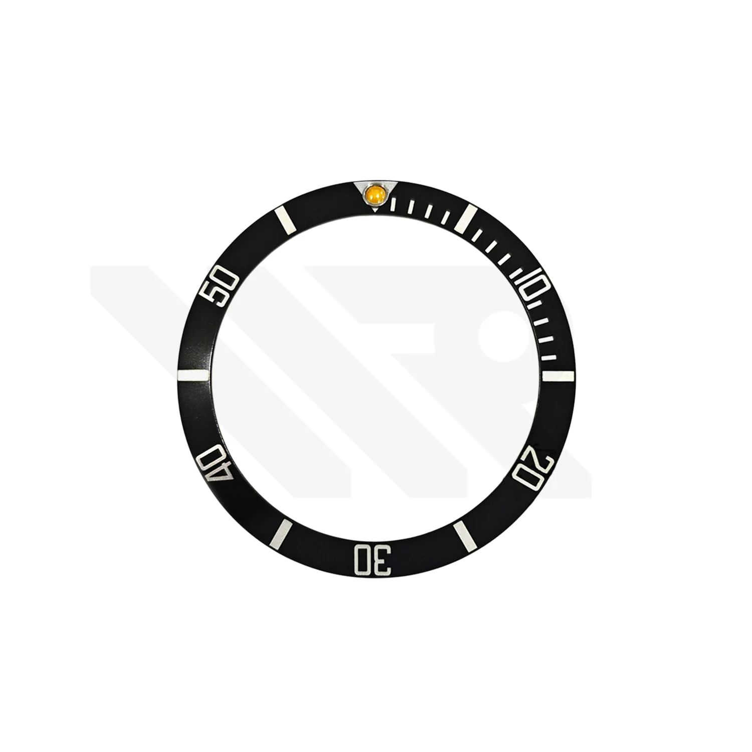 Replacement Aluminum Bezel Insert Compatible with Rolex Sea Dweller 16600 (Patina Pip)
