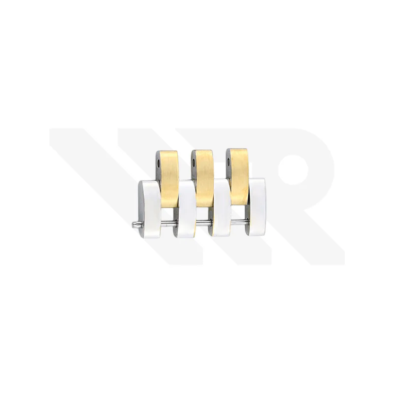 Replacement Bracelet Link Compatible with Tissot Bridgeport Chronograph T045427A (Two-Tone Gold)