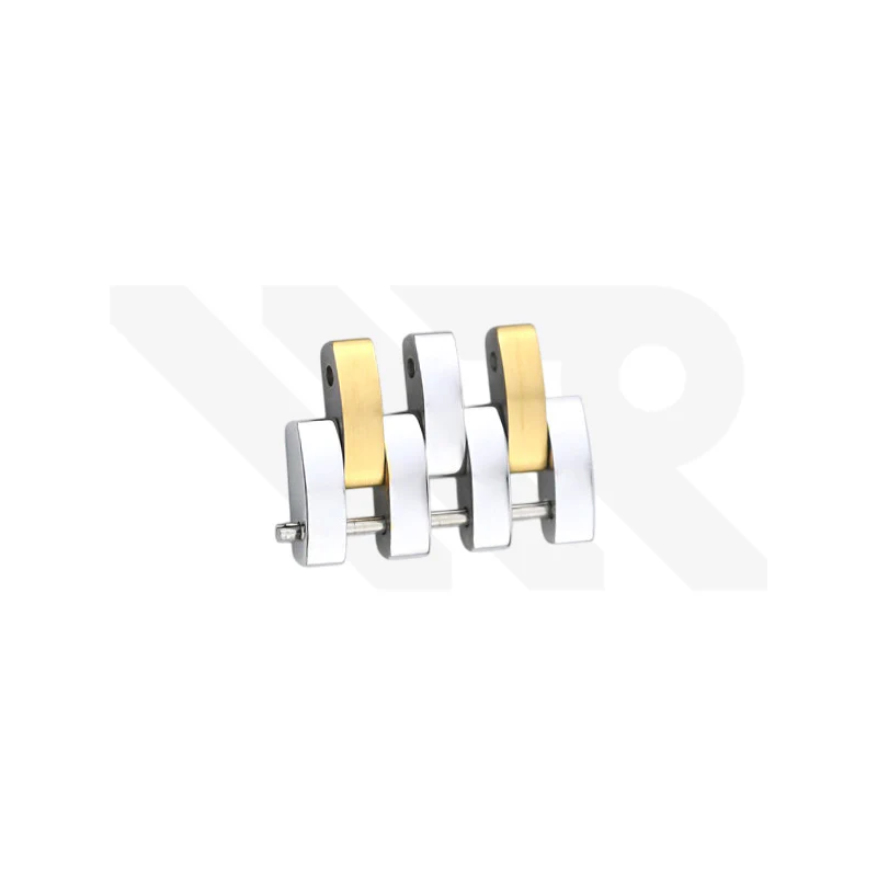 Replacement Bracelet Link Compatible with Tissot T-One T038430A (Two-Tone Gold)