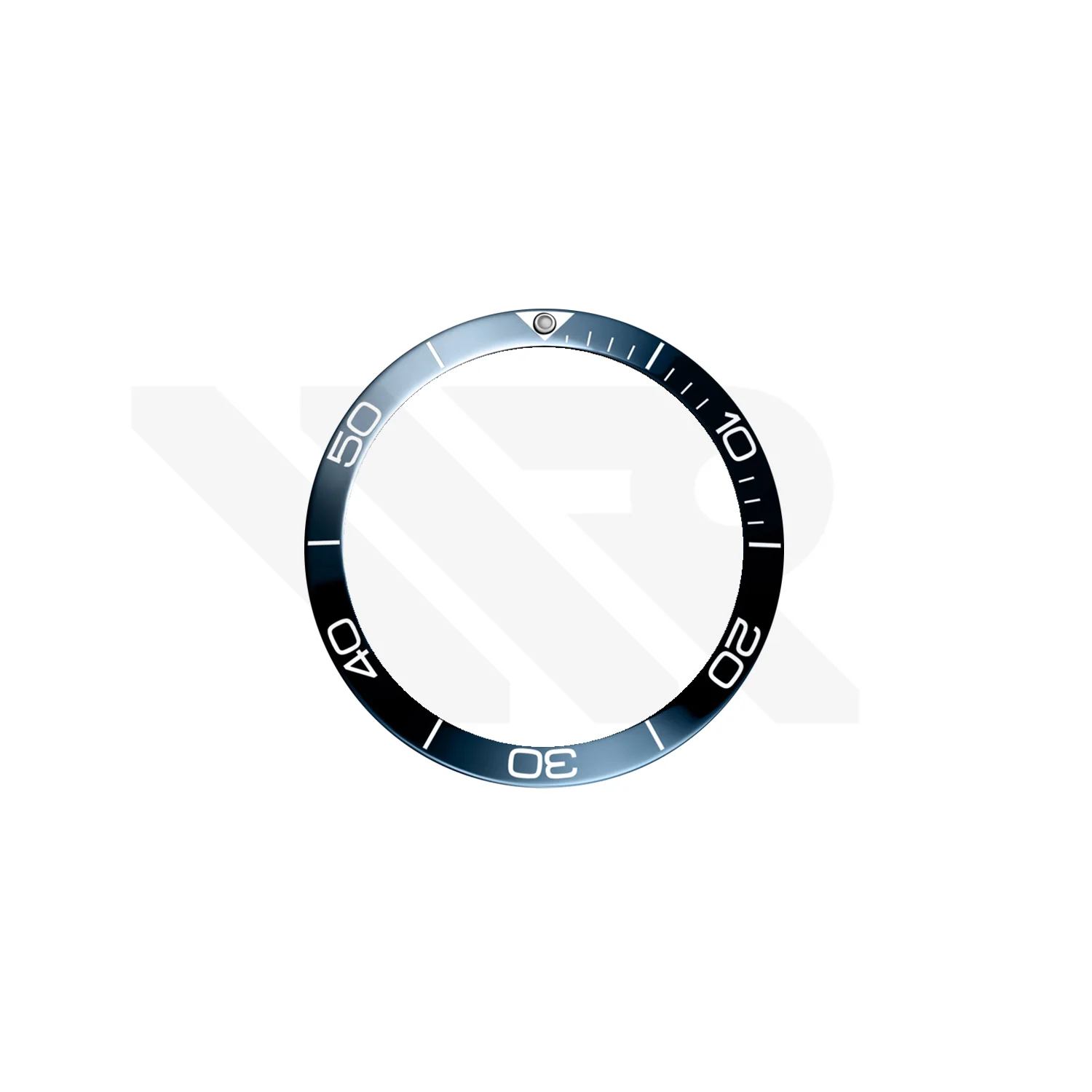 Replacement Ceramic Bezel Insert Compatible with Longines HydroConquest GMT 43mm L3.890.4 : Blue